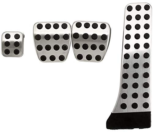 Xtahdge 4 Teiliges Edelstahl Pedal für - W202 W203 W204 W124 W210 W211 W212 W218 X204 R172 R231 C E