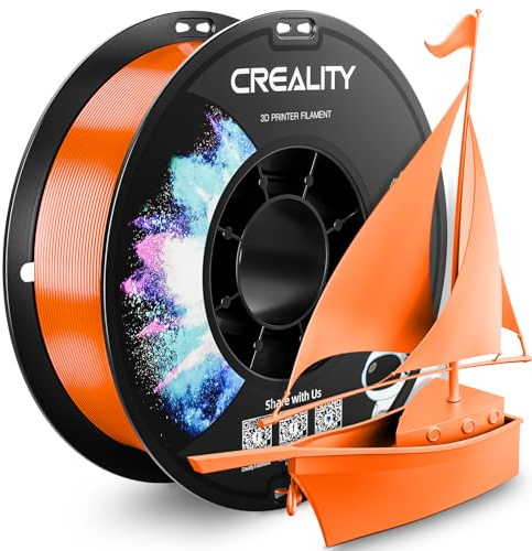 CREALITY PETG Filament 1,75 mm 3D-Drucker 1 kg sorgfältig gewickelte Spule, Maßgenauigkeit ± 0,03 mm, 2024 Set, geeignet für Ender, Bambu Lab, Anycubic, ELEGOO