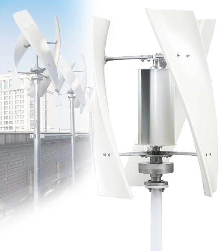 HCAUYNN Kit De GéNéRateur D'éOliennes 9000W avec 3 Lame Et ContrôLeur, pour L'éNergie Domestique Et L'éNergie Solaire Hybride, GéNèRez De L'éLectricité,24V
