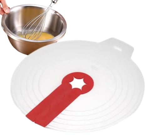 Fizepgo Tapa antisalpicaduras para batidora, tapa antisalpicaduras de silicona, cubierta antisalpicaduras de silicona, cubierta antisalpicaduras, cubierta de silicona antisalpicaduras, creativo