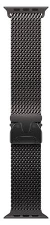 Apple Watch Band - Pulsera Milanese Loop - 49 mm - Negro - Talla S