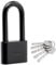 Maudex® Cadenas PBE40 – Protection contre les intempéries avec 5 clés, cylindre en laiton, revêtement résistant aux intempéries pour abri de jardin, portail, rangement et plus encore