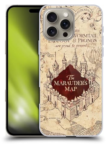 Head Case Designs Officially Licensed Harry Potter The Marauder's Map Prisoner Of Azkaban II Hard Back Case Compatible With Apple iPhone 16 Pro Max