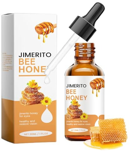 Honey Eye Drops, Bee Honey For Eye, Bee Honey 30ml Eye Drops, Eye Drops Pure & Natural Eye Care To Help Moisturize And Relieve Eyes For Dry, Irritated Eyes, Dry, Contains No Harsh Chemicals