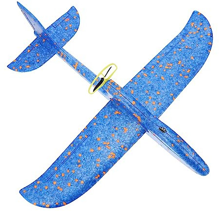 JOINPAYA 1Stk handgeworfener Tragschrauber Outdoor-Spielspielzeug für Kinder Flugzeugwerfer Spielzeug Kinder Outdoor draußen leuchtendes Flugzeug USB-Flugzeug
