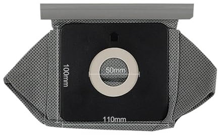 HJKBCLEH Sac D'aspirateur Universel Réutilisable, Compatible avec Philips, Compatible avec LG, Compatible avec Haier, Compatible avec Samsung, Chiffon D'aspirateur Lavable(2pcs)