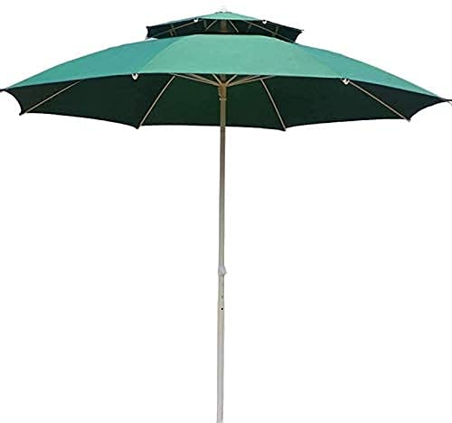 QYYZTQY Garten-Sonnenschirm, Sonnenschirm, Garten-Außen-Kurbellift-Sonnenschirm und Sockel, Terrassenschirm für Balkontisch, Terrasse, Hinterhof, Schwimmbad
