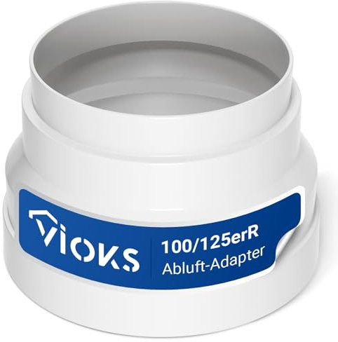 Adaptador de manguera de salida de aire de 100 125 mm, conexión redonda, pieza de conexión, reductor, tubo de escape, adaptador de aire