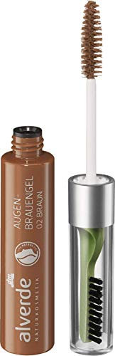 alverde NATURKOSMETIK Augenbrauengel Braun 02, 6 ml, vegan