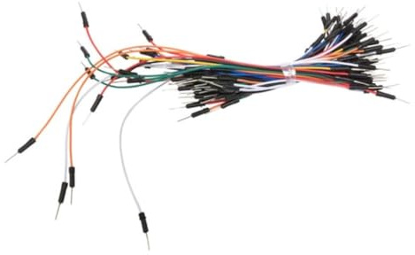 Velleman Steckbrücken, 1-polig, männlich zu männlich, 22 AWG, Set mit 65 Stück, Kupfer, mehrfarbig