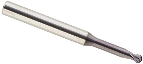 Karnasch 308012040020 Valuetool Microfresa Metal Duro Con Radio De 3D, 2-20×D Profundidad De Corte, < 55 Hrc, 4.0Mm Diámetro De Corte, 20Mm Utilizando Longitud, 6Mm