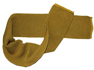 Disana Melange-Schal aus 100% Merino-Schurwolle (curry/gold)
