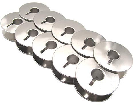 ckpsms Marke-#9033S Metallspule,kompatibel mit/Ersatz für Pfaff Marke Heim130,230,360,1197,1471,1473,1475,1520,1530,2024,2025,2026,7560 Industrie 138,238,335,438,463 Adler Marke 67,68,69(10PCS)