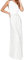 FYMNSI Damen Multiway Langes Abendkleid Hochzeit Brautjungfernkleid Bodenlang Partykleid Cocktailkleid Wickelkleid V-Ausschnitt Rückenfrei Neckholder Maxikleid Sommer Strandkleid Weiß M
