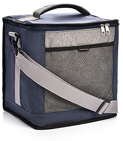 meteor Bolsa Térmica Porta Alimentos 30L para Senderismo Aire Libre Playa Picnic Fiestas - Plegable Portátil Bolsa de Almuerzo