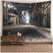 HNWDC Tapisserie Polyester 3D Digitaldruck, Fabrik-Thema mehrfarbig Wandteppich für Hausdekor Home Tischdecke Wohnzimmer Schlafzimmer Tischdecke 135x150cm
