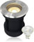 LEDFULL® LED Bodenstrahler schwenkbar für Außen - IP67 Wasserdicht & Befahrbar inkl. GU10 230V dimmbar Tageslicht 5W - Hell & Sparsam/Runder Terrassen Bodeneinbaustrahler