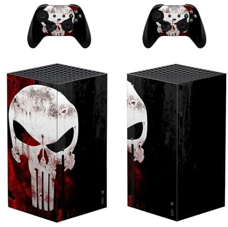 BUCEN Housse Protection Vinyle Console pour X-Box Series X Skins Wrap Sticker avec Deux Autocollants Contrôleur sans Fil Gratuits 72386 Autocollant