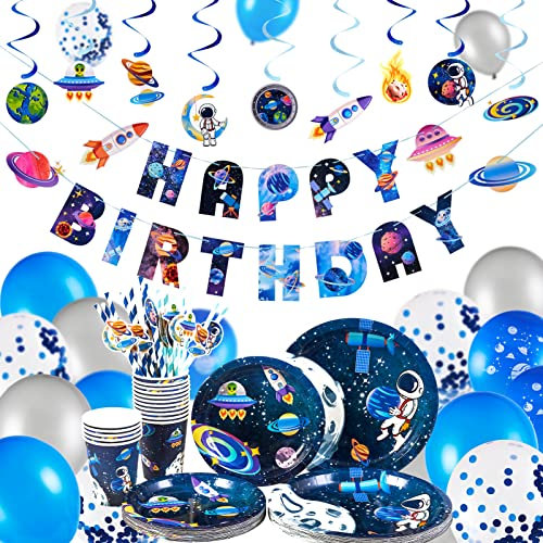SUNBEAUTY 116 Stück Gänseblümchen Partygeschirr Set,Weiße Gänseblümchen Blumen Geburtstag Party Dekorationen einschließlich Papier Teller Pappbecher Servietten Luftballons für Kinder Geburtstag Party