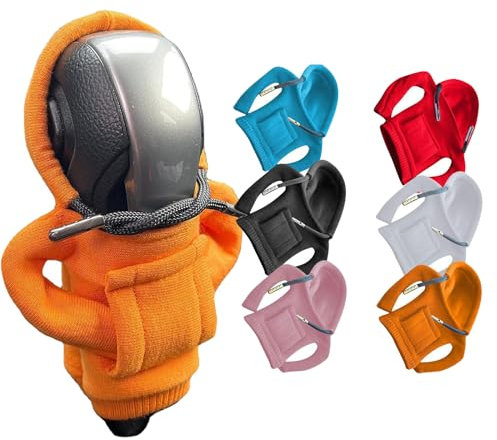 6 Stück Mini Hoodie Schaltknauf Schalthebel Hoodie Hoodie Car Gear Shift Cover Schaltknauf Hoodie Hoodie Für Schaltknauf