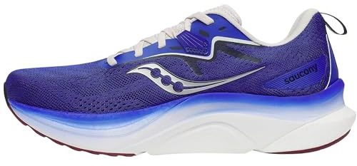 Saucony Men's Tempus 2 Sneaker, Royal/Silver, 7 UK