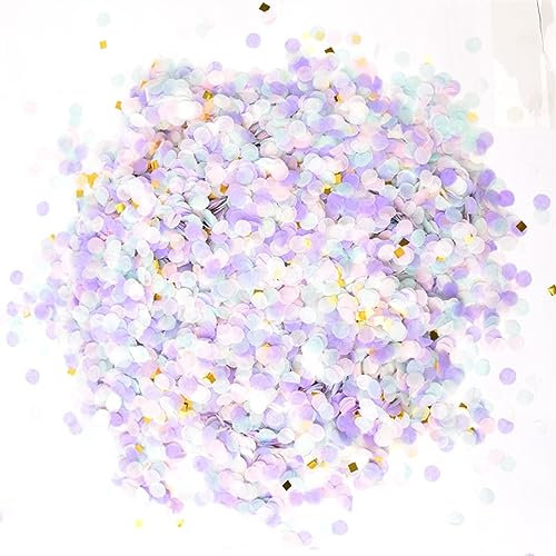 Partydekorationen 30 g 1 cm Pastell Konfetti Macaron Regenbogen Einhorn Geburtstagsfeier Dekoration Papier Konfetti Hochzeit Rosa Blau Babyparty Geschirr (Farbe: 1 mehrfarbig)