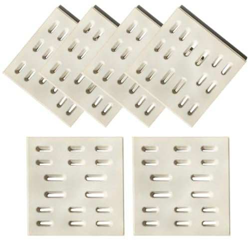 HomeCrafter Keramik Strahlende Flamme Tamer Heizplatte für Member's Mark Monarch04alp, Bakers & Chefs, SAMS, Turbo, Fiesta, Grand Hall Gasgrill Modelle, 6 Packungen, 8 L x 7-1/4 B x 1/2 H