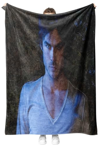 Damon Kuscheldecke 150x200 Decke,TVD Blanket ltraweich Und Warm Mikrofaser Werfen Sofadecke für Erwachsene Flanelldecke,Sherpa Decken (Damon)