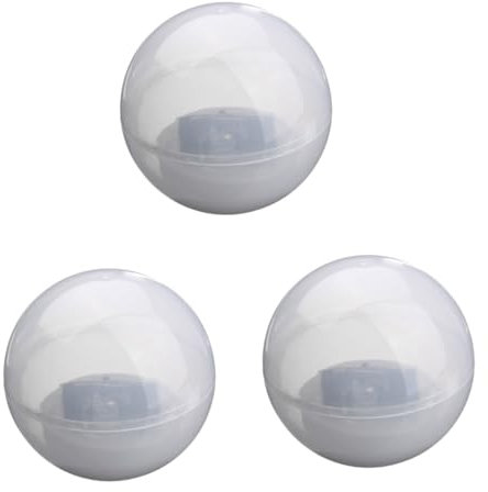 POPETPOP Lot De 3 Lampes Solaires Globe À LED 7 Couleurs Changeantes De 0 05 W Diamètre De 8 5 Cm pour Décoration Extérieure De Piscine Et De Jardin