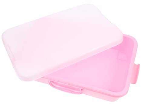 KOMBIUDA Bandeja de Arena Pequeña para Niños Arenero Portátil con Tapa Caja de Arena para Niños Caja de Almacenamiento de Juguetes de Mano
