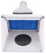 KAUITOPU Airbrush Absauganlage, 4m³/min Lackierkabine mit 3 LED-Lichtleisten 360°-Drehtisch Spray Malerei Werkbank Airbrush Portable Lackierkabine Kit