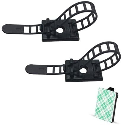 Watproofit 50PCS kabelbinder kabelbinder schwarz,Kabelklemmen Selbstklebend mit 3M,cable ties