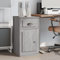 JHQHSM Beistellschrank mit Schublade, Sideboard Buffetschrank kommode Lagerschrank Büroschrank Schreibtisch Schrank Geeignet für Büro Schlafzimmer Arbeitszimmer Grau Sonoma 40x50x75 cm