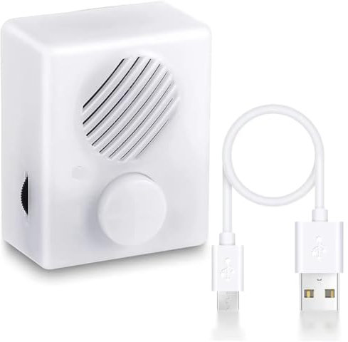 Uxsjakjsd Caja de Sonido para Peluches, Pulsador de 360 Segundos, Caja de Sonido USB, Dispositivo de Reproducción de Mensajes de Audio.