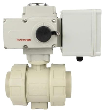 Motorisierter 2-Wege-Kugelhahn DN65 DN80 DN100 220 V Abschaltautomatik, Reset, elektrisches Wasserbewässerungsventil, Griff, 7,6 cm Ventil (DN100, normalerweise geschlossen)