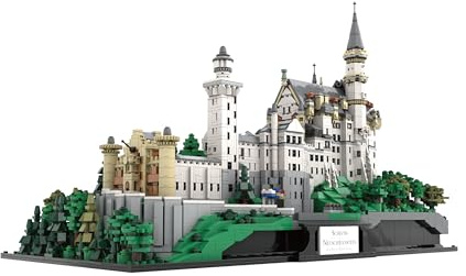 BlueBrixx Schloss Neuschwanstein, 3797 Klemmbausteine, Größe M