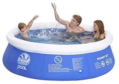 Denny International 8 Feet & 10 Feet Fast Set Pools Summer Outdoor fun Round Paddling Pool (8 Feet x 26 Pool)