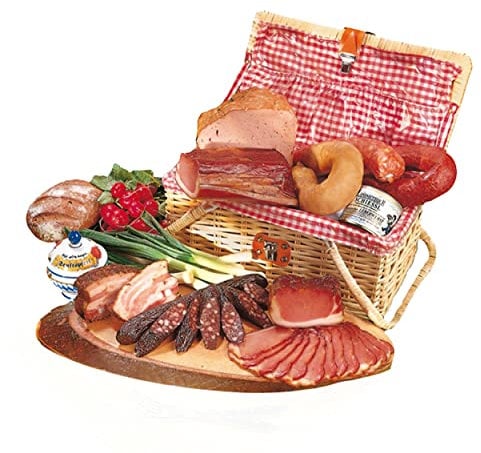 Landmetzger Paket 3000g – Landmetzgerei Schiessl | Hausmacher Wurstpaket glutenfrei & laktosefrei | Wurst, Schinken und Leberwurst Spitzenqualität aus eigener Schlachtung als Geschenkset