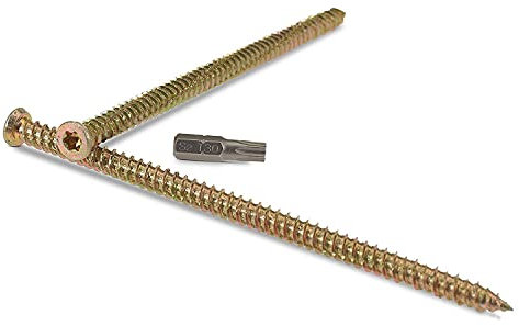 SSL Satellites 1-Pack 7.5x100mm Concrete Frame Fixing Screw/Anchor- Perfect for Windows, Doors, and Screws for Satellite Installation