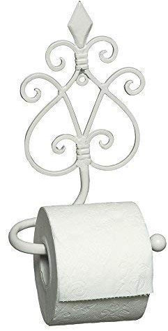 G1263: Retro Toilettenpapierhalter, Papierrollenhalter, Klorollenhalter in Weiß