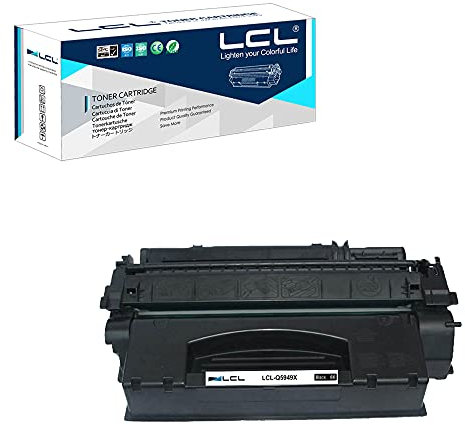 LCL Kompatibel Tonerkartusche 49X Q5949X 6000 Seiten (1Schwarz) Ersatz für HP Laserjet 1320 1320N 1320TN 3390MFP 3392MFP 1320nw 1320t 3390 3392
