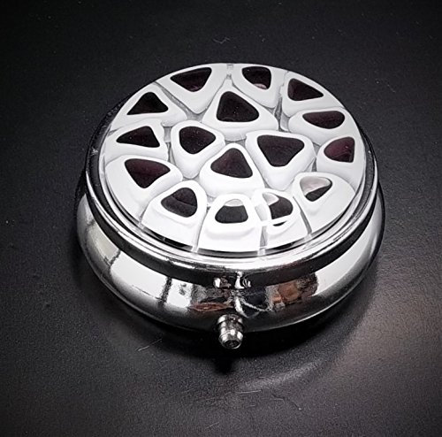 Les Pierres de Venise Boîte Pilulier avec Couvercle en Verre de Murano Murrine Fabriqué en Itay