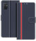 COODIO Handyhülle für Samsung Galaxy A51 Handy Hülle, Samsung Galaxy A51 Hülle Leder Handytasche für Samsung Galaxy A51 Klapphülle Tasche, Dunkel Blau/Rot