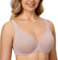 Delimira Women's Minimiser Bra Plus Size Non Padded Underwired Seamless Comfort Bras Cameo Heather 38G