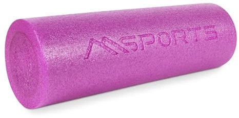 Yoga Rolle Premium | Pilates Rolle - 45 x 15 cm oder 90 x 15 cm - Faszienrolle (Pastellpink, 45 x 15 cm)