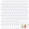 100 Pieces 5ml Plastic Sample Bottles Urine Sample Bottles Small Vial Storage Test Tube Storage Container with Lids for Liquid Powder Capsule