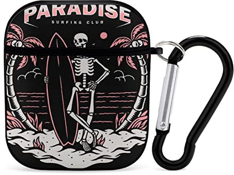 Airpods-Hülle Hawaii Skeleton Skate Airpod Hard Case Cover Kopfhörerhüllen Für Apple Airpods1 Airpods2