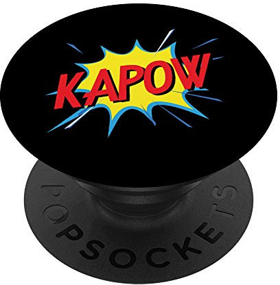 KAPOW Nerd Nerdy Geek Informatik Physik Spaß Gadget PopSockets mit austauschbarem PopGrip