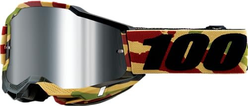 100% ACCURI 2 MISSION GOGGLE - SILVER MIRROR LENS