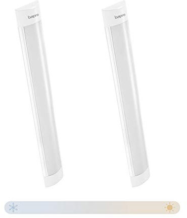 Royana 2 Pack 90CM LED Feuchtraumleuchte, 30W 3000LM LED Röhre Dimmbar Leuchte, 3000K/4000K/6000K LED Röhrenlampe, IP54 Wasserfest LED Deckenleuchte für Badzimmer Wohnzimmer Werkstatt Küche Lager